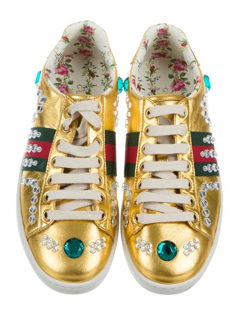 ace gucci metallic sneaker|Gucci ace sneakers review.